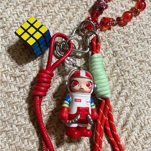 Colorful Space Explorer Keychain Toy